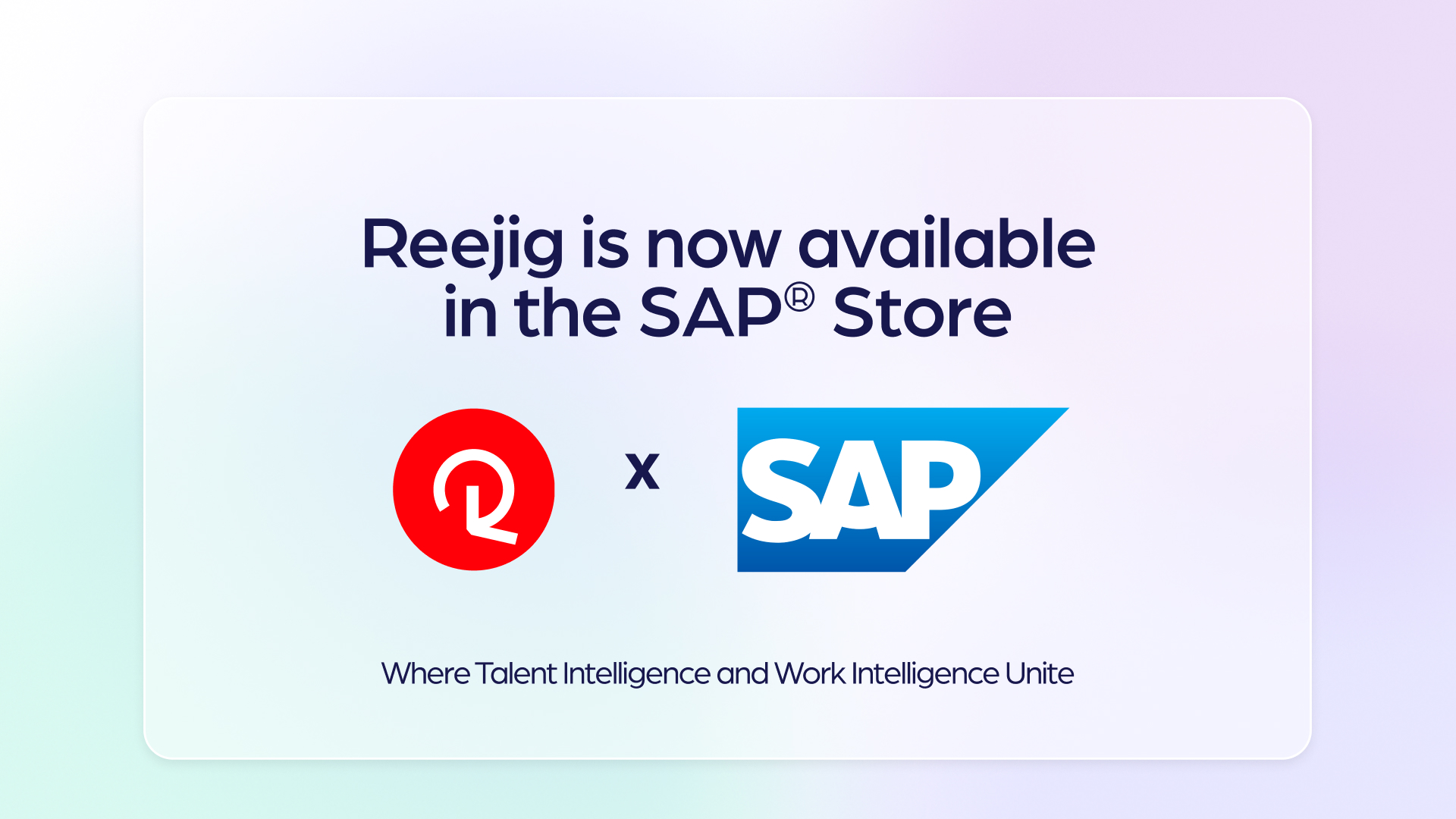 Reejig AI-Powered Work Intelligence Now Available on SAP® Store