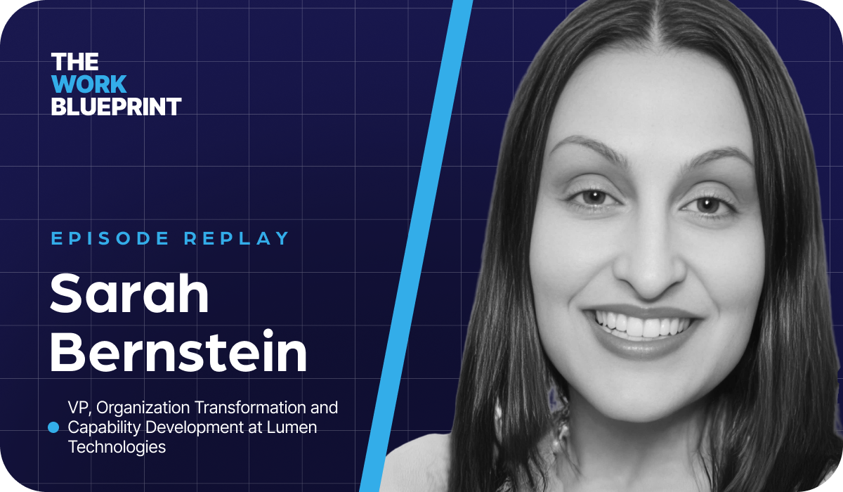 Sarah Bernstein on AI workflow redesign