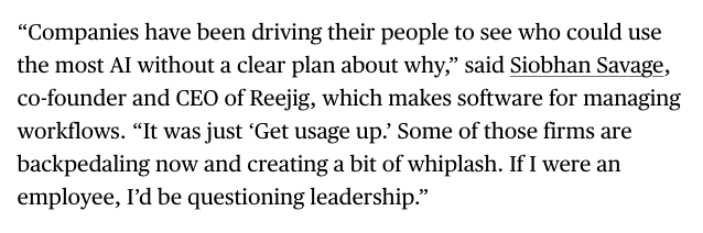 Companies Push Employees to Use AI — Just Not Too Much