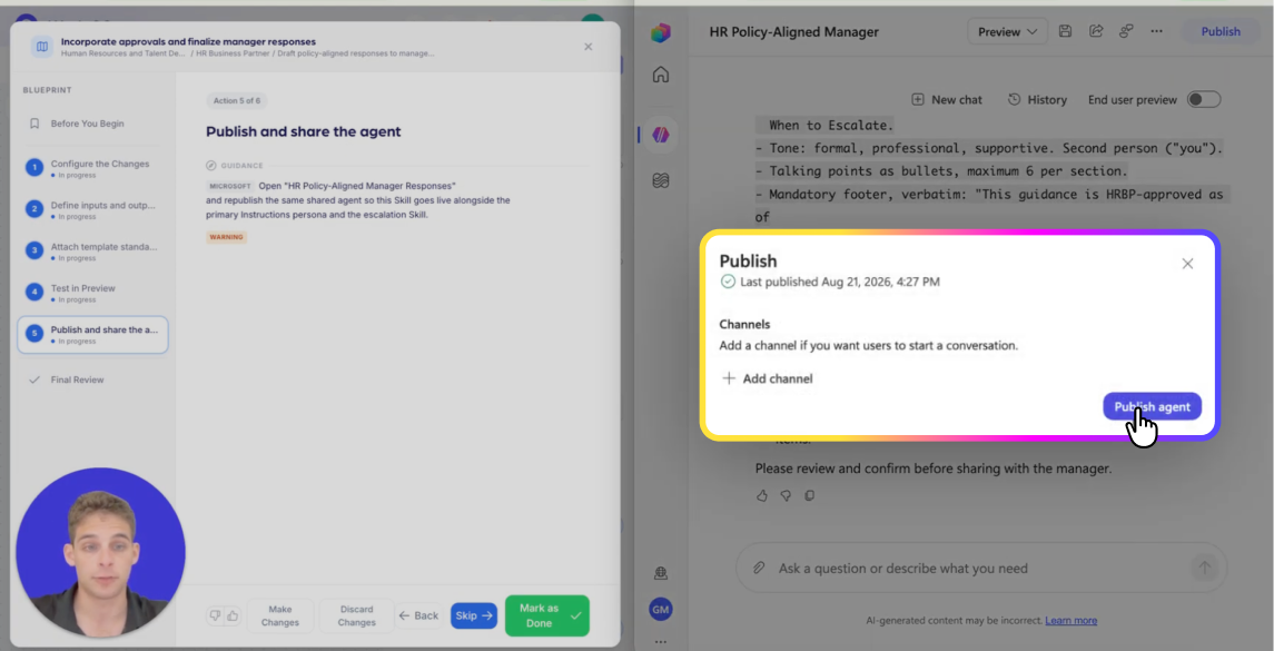Step 7 - Manager Response Agent
