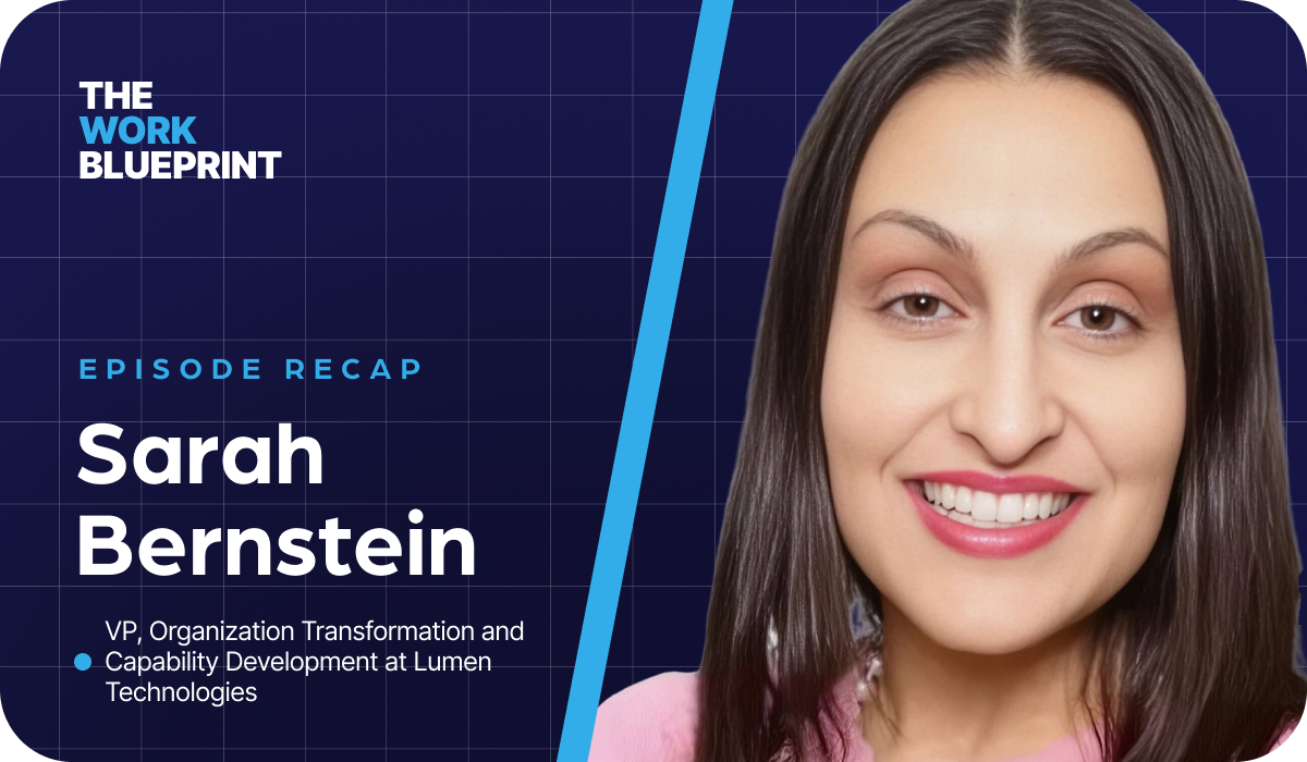Sarah Bernstein on AI workflow redesign