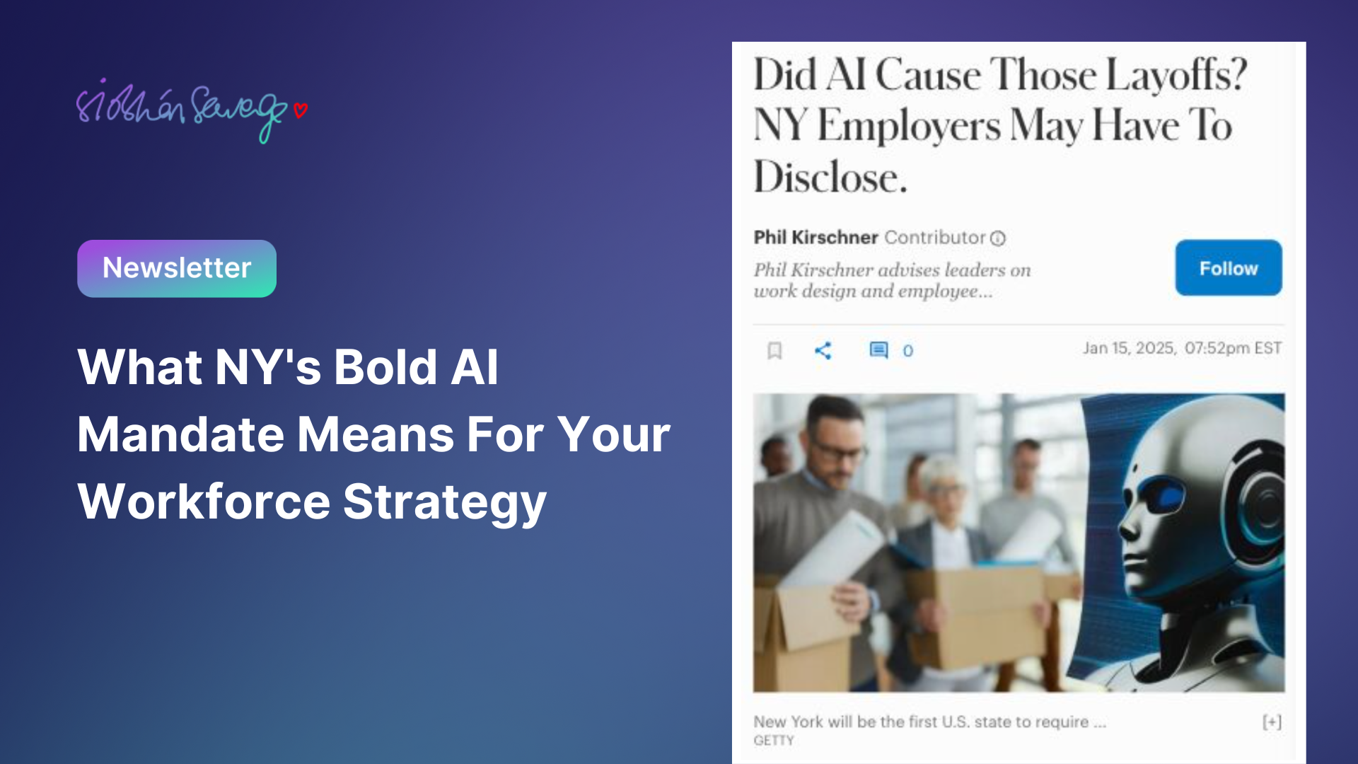 What NY's Bold AI Mandate Means For Your Workforce Strategy